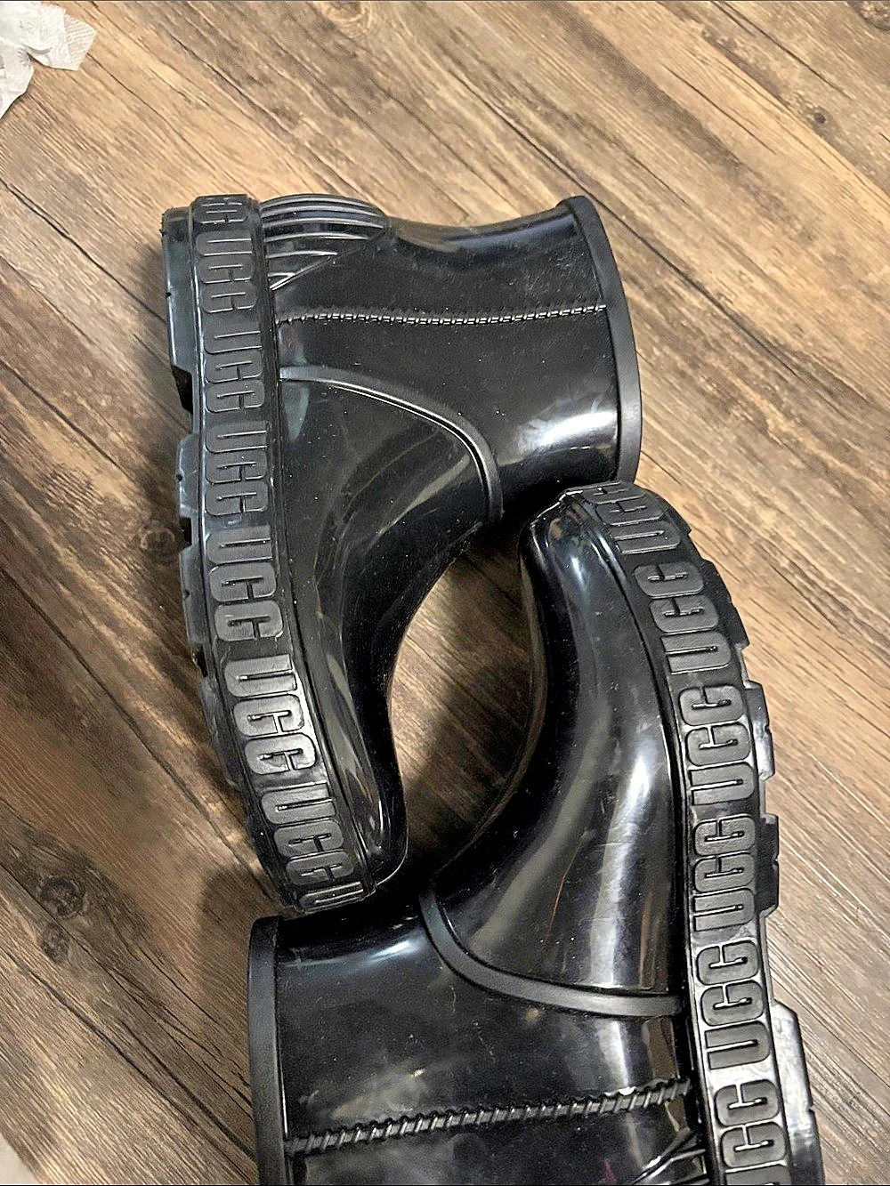 UGG K DRIIZLITA Black Rain Boots US 3